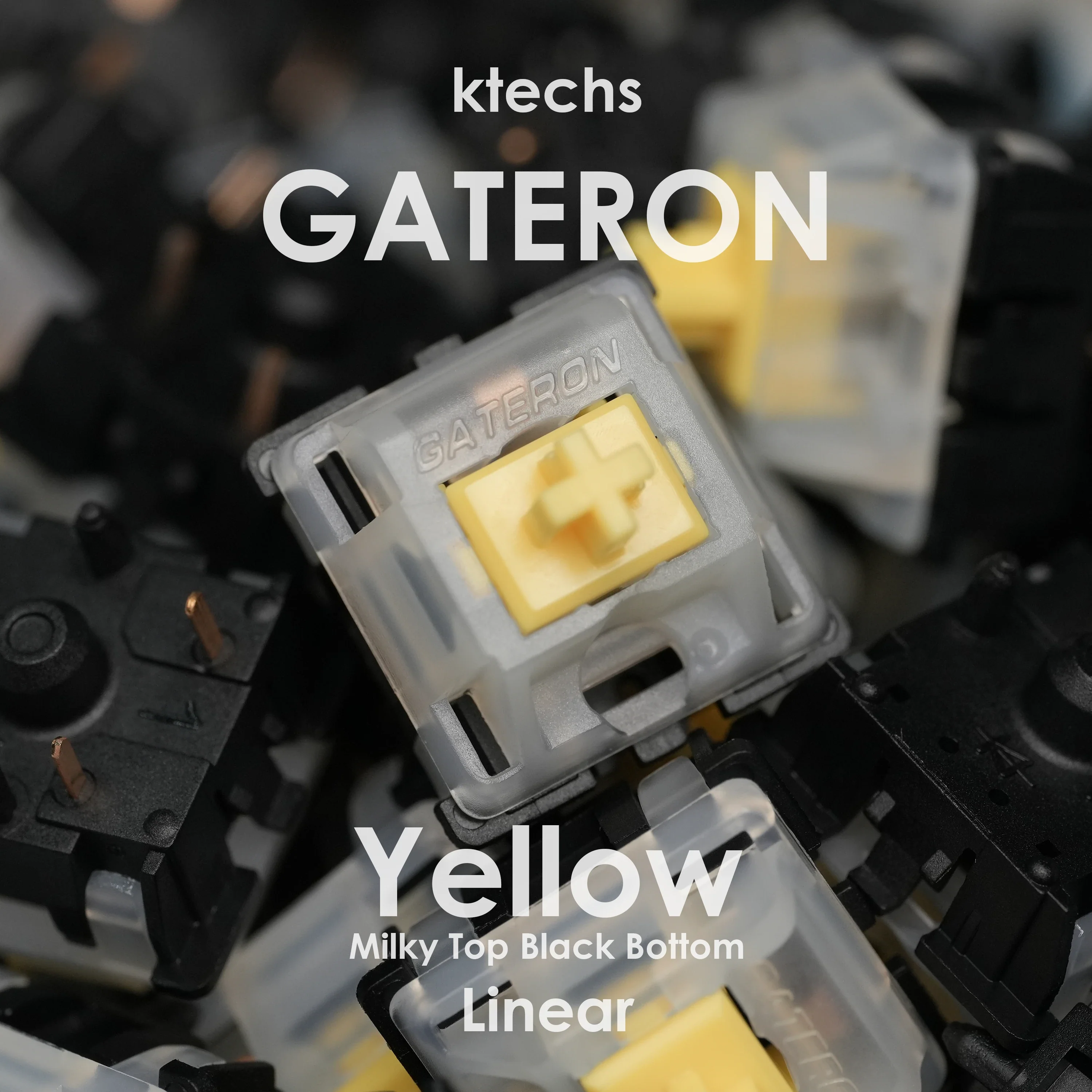 Gateron Milky Yellow Linear Switch - Image 4