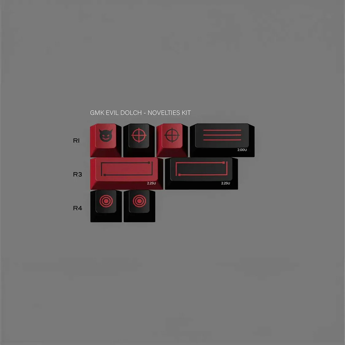 GMK CYL Evil Dolch The Split - Image 6